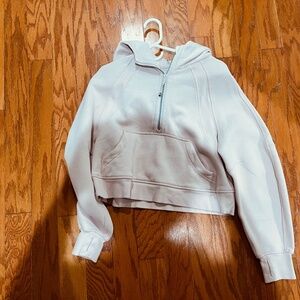 Lululemon Scuba oversized 1/2 zip hoodie, XS/S